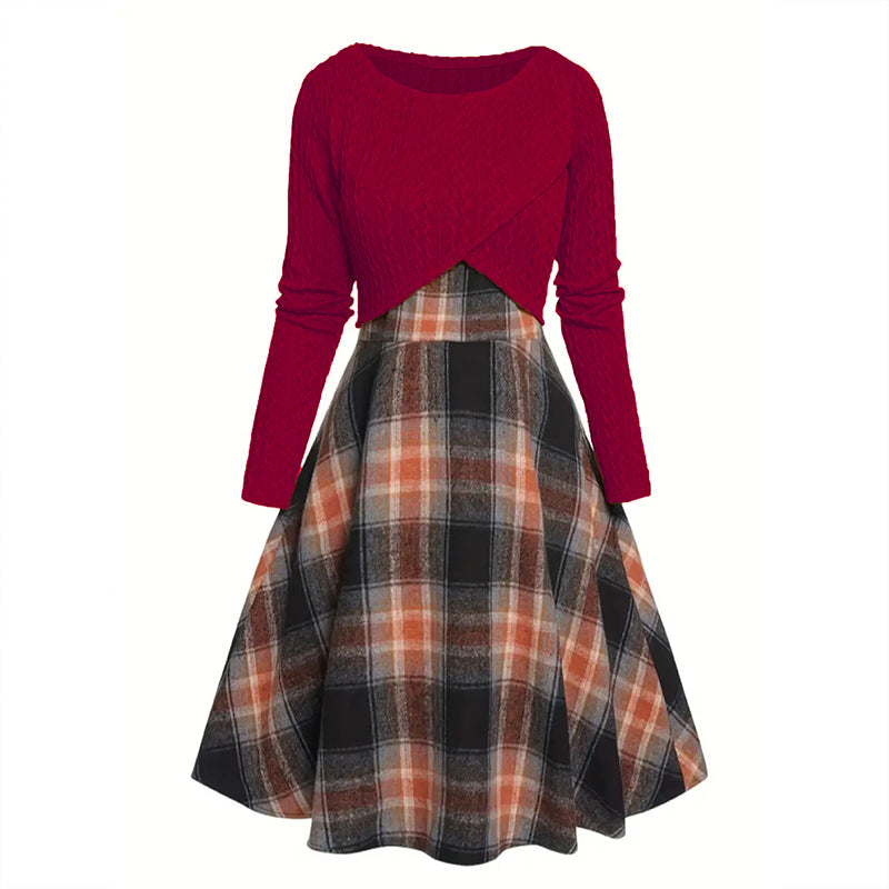 🍂 New Arrival Hot Pick ✨ Women's Plaid Two-Piece Set – Chic Style & Effortless Elegance 🤎
