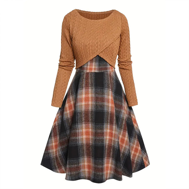 🍂 New Arrival Hot Pick ✨ Women's Plaid Two-Piece Set – Chic Style & Effortless Elegance 🤎