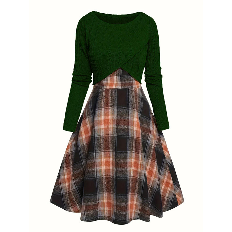🍂 New Arrival Hot Pick ✨ Women's Plaid Two-Piece Set – Chic Style & Effortless Elegance 🤎