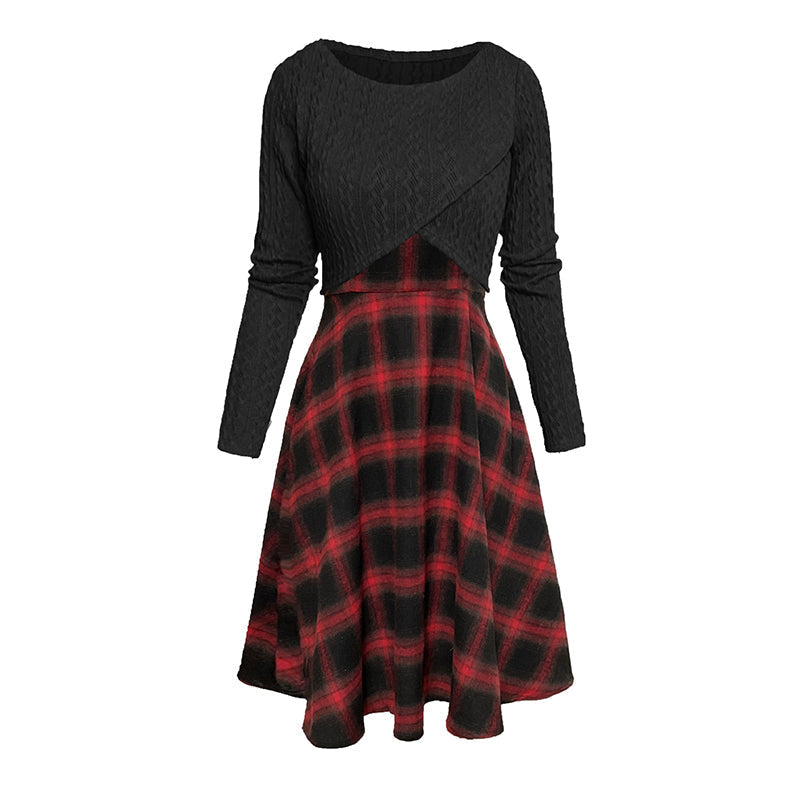 🍂 New Arrival Hot Pick ✨ Women's Plaid Two-Piece Set – Chic Style & Effortless Elegance 🤎