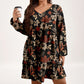 🍁 Women's Elegant Maple Leaf Print Dress – Chic Style & Flattering Fit ✨