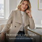 🧥 Sculpted Waist, Elegant Wide Lapels | Women's A-Line Tailored Coat