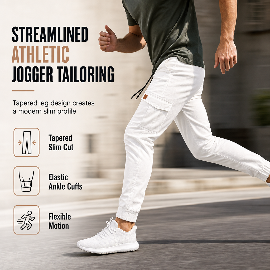 🖤Black Friday Sale:50% OFF🖤 🏃‍♀️Men's Casual Solid Color Cargo Jogger Pants
