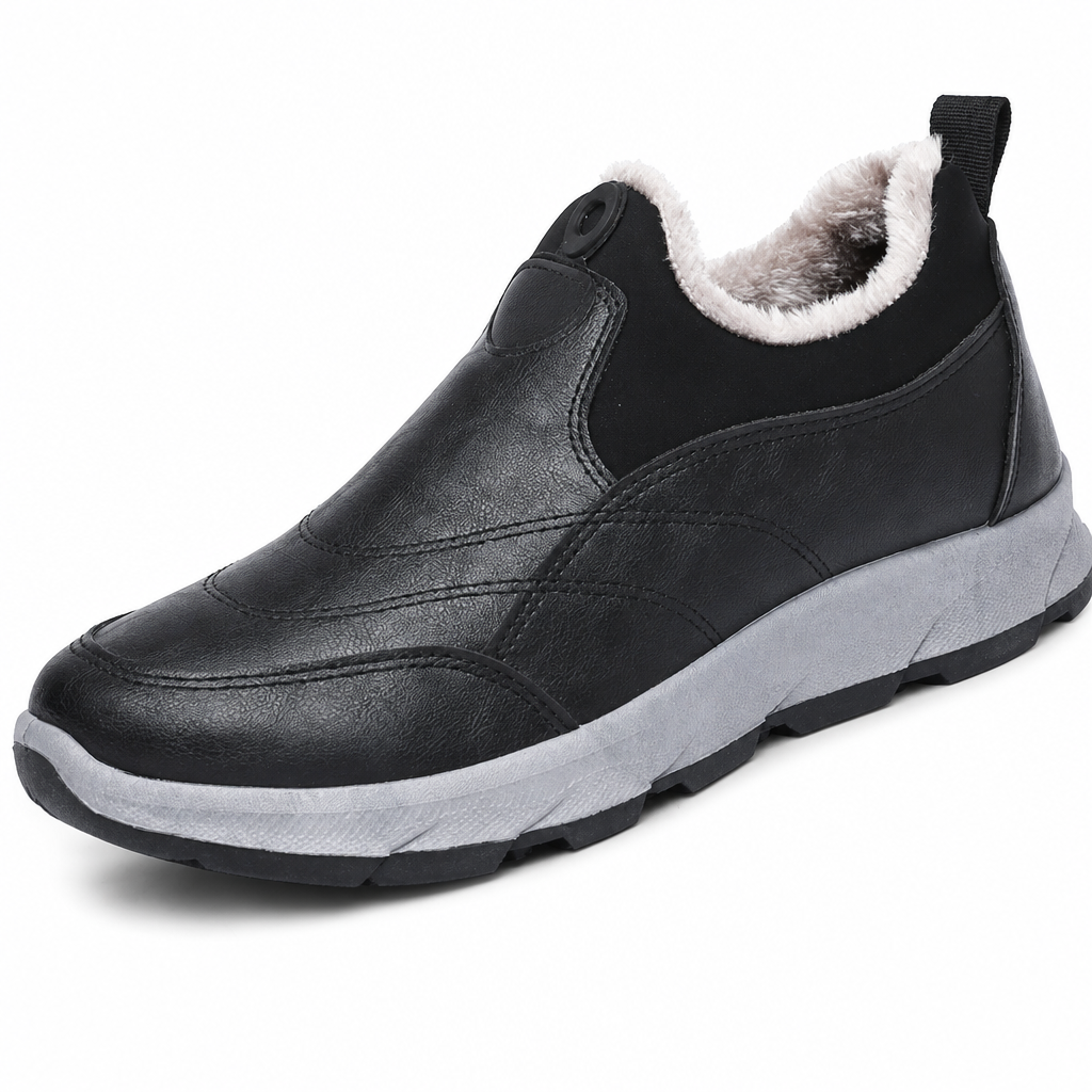 ❄️ Cold-Ready Warmth, Dry Secure Stride✨Men's Winter Fleece-Lined Waterproof Ankle Boots