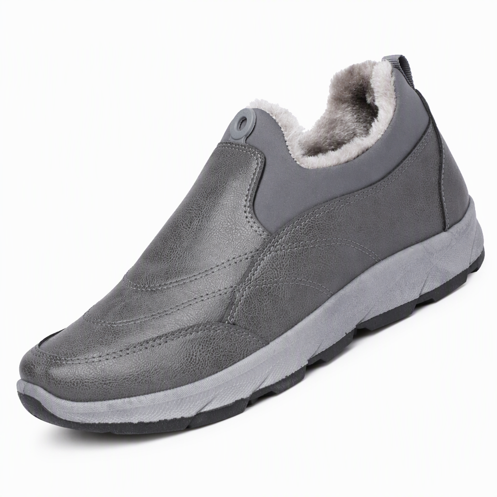 ❄️ Cold-Ready Warmth, Dry Secure Stride✨Men's Winter Fleece-Lined Waterproof Ankle Boots