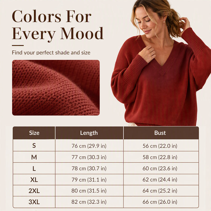🔥 New Arrival ✨ Women's Mid-Length Knit Sweater – Soft Comfort & Flattering Silhouette 🤍