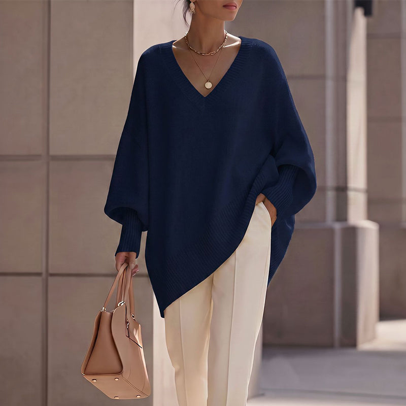 🔥 New Arrival ✨ Women's Mid-Length Knit Sweater – Soft Comfort & Flattering Silhouette 🤍