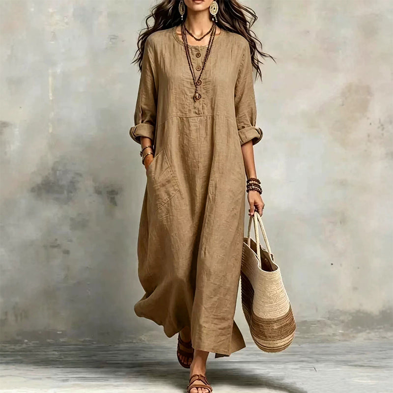 👗 Easy Maxi Style, Practical Pockets | Women's Casual Dress