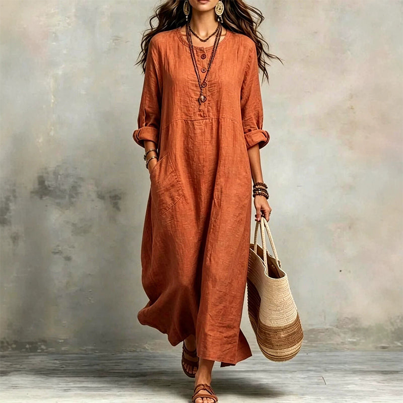 👗 Easy Maxi Style, Practical Pockets | Women's Casual Dress