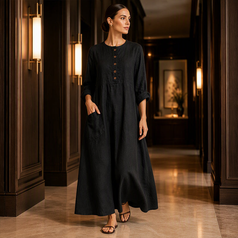 👗 Easy Maxi Style, Practical Pockets | Women's Casual Dress