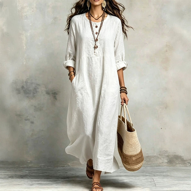👗 Easy Maxi Style, Practical Pockets | Women's Casual Dress