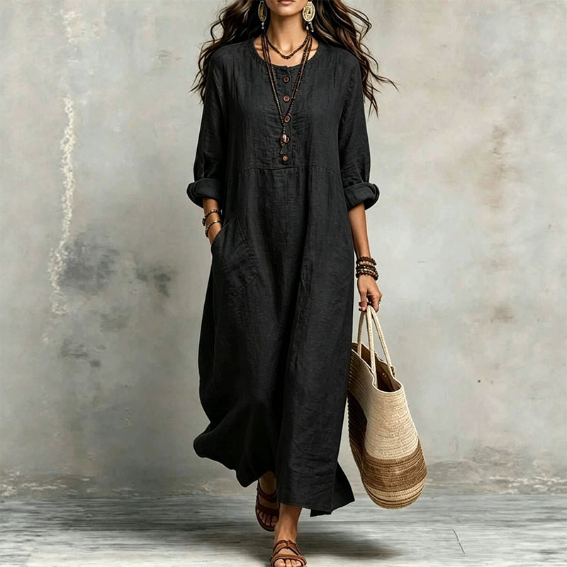 👗 Easy Maxi Style, Practical Pockets | Women's Casual Dress