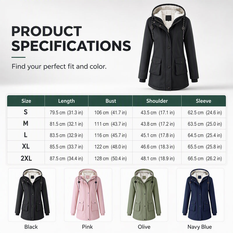 ❄️ New Arrival ✨Women's Comfortable Warmth Parka Coat
