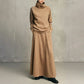✨ Polished Matching Style, Flattering Maxi Silhouette | Women's Turtleneck 2-Piece Set