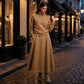 ✨ Polished Matching Style, Flattering Maxi Silhouette | Women's Turtleneck 2-Piece Set