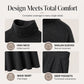 ✨ Polished Matching Style, Flattering Maxi Silhouette | Women's Turtleneck 2-Piece Set