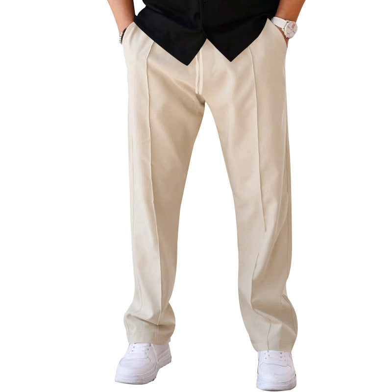 🖤Black Friday Sale:50% OFF🖤🏷️ Easy Fit, Everyday Style | Men's Drawstring Straight-Leg Pants
