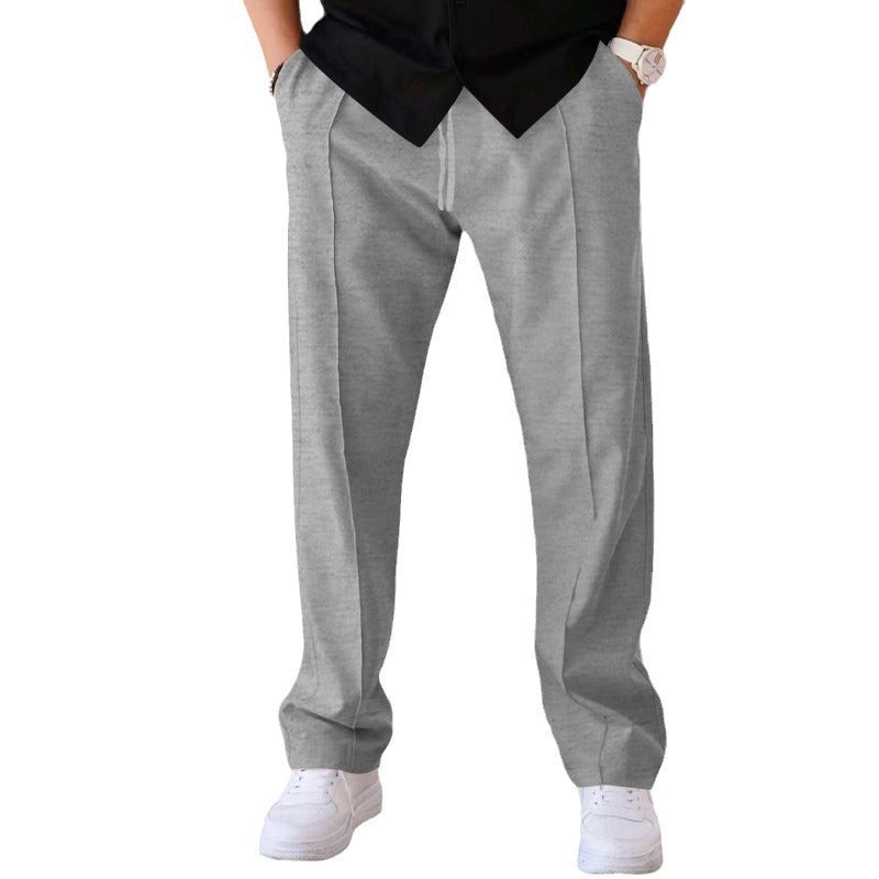 🖤Black Friday Sale:50% OFF🖤🏷️ Easy Fit, Everyday Style | Men's Drawstring Straight-Leg Pants