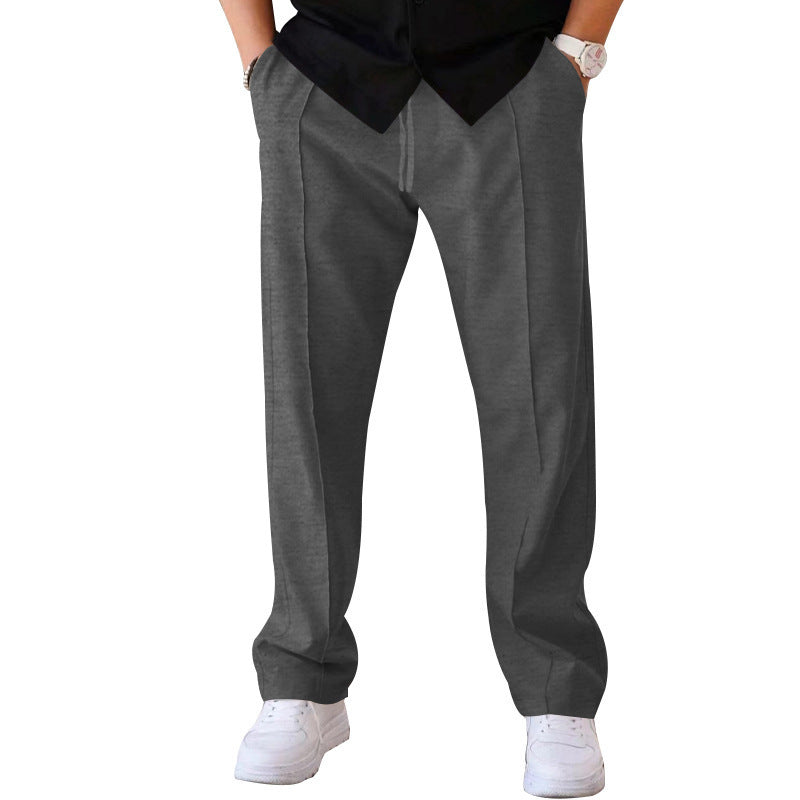 🖤Black Friday Sale:50% OFF🖤🏷️ Easy Fit, Everyday Style | Men's Drawstring Straight-Leg Pants