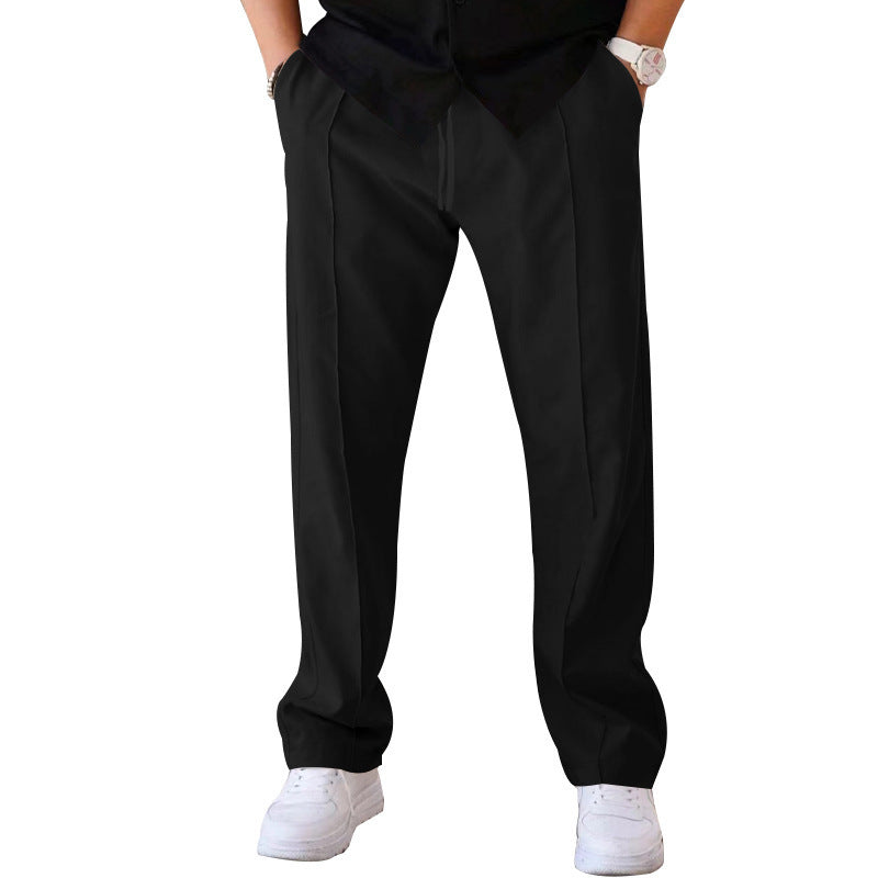🖤Black Friday Sale:50% OFF🖤🏷️ Easy Fit, Everyday Style | Men's Drawstring Straight-Leg Pants