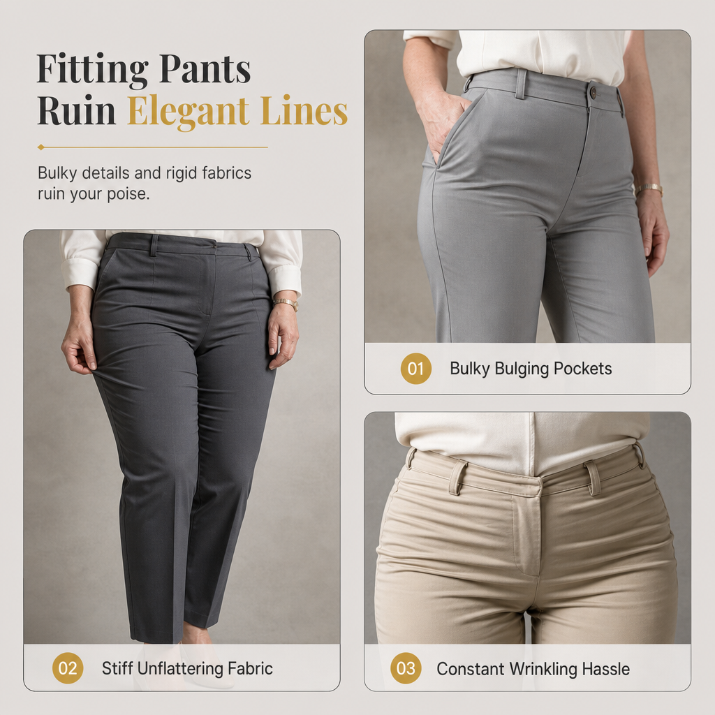 ✨ Asymmetrical Waist, Elegant Drape | Women's Satin Wide-Leg Pants