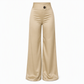 ✨ Asymmetrical Waist, Elegant Drape | Women's Satin Wide-Leg Pants