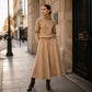 🖤Black Friday Sale:50% OFF🖤 💞 Two Pieces, Effortlessly Elegant ❄️ Women's Turtleneck Top & Maxi Skirt Set