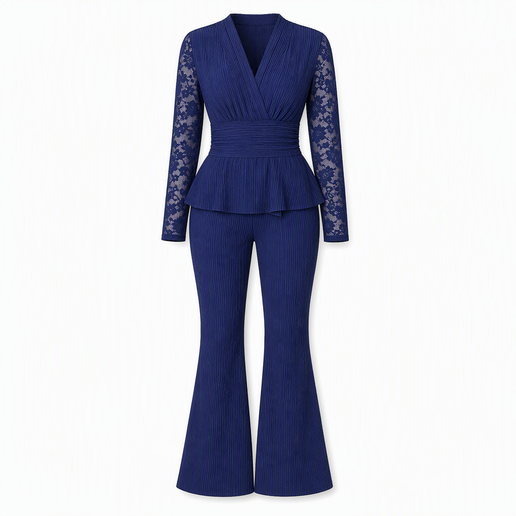 🖤Black Friday Sale:50% OFF🖤✨ Women's Chic Two-Piece Pants Set – Elegant Style & Flattering Fit 🤍