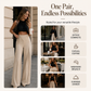🖤Black Friday Sale:50% OFF🖤🌸Women's Casual High-Waisted Wide-Leg Pants