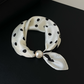 ✨ No-Tie Magnetic Pearl Clasp Scarf – Elegant Style & Effortless Comfort 🤍