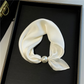 ✨ No-Tie Magnetic Pearl Clasp Scarf – Elegant Style & Effortless Comfort 🤍