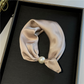 ✨ No-Tie Magnetic Pearl Clasp Scarf – Elegant Style & Effortless Comfort 🤍