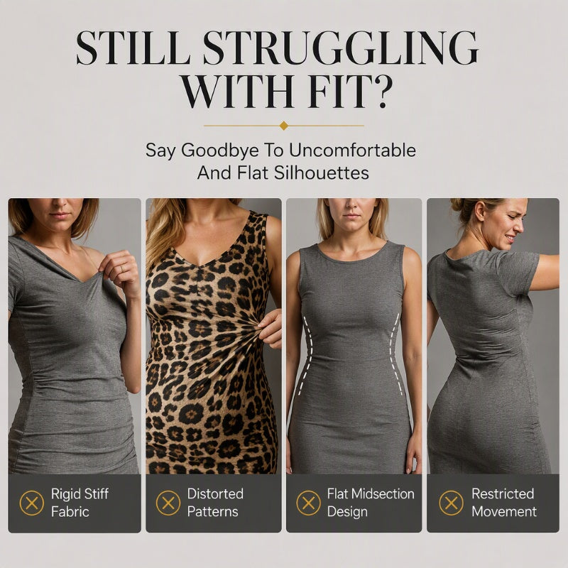 🖤Black Friday Sale:50% OFF🖤 🐆 Lace V-Neck, Curve-Flattering Ruched Fit | Women's Leopard Midi Dress