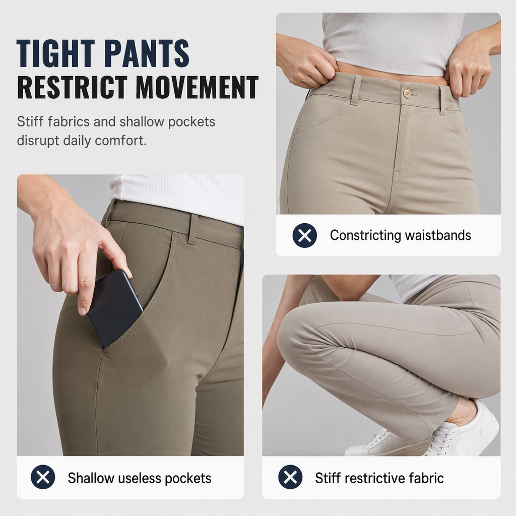 💖Black Friday Mega Deal – 50% off!💖✨ Women’s Relaxed Fit Straight-Leg Cargo Trousers — Comfy Everyday Style with Utility Pockets