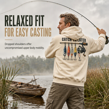 👕✨Elastic Ribbing & Comfortable Fit, Classic Casual — Men’s Vintage Hoodie