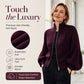 🖤Black Friday Sale:50% OFF🖤😎Women's Lantern Sleeve Zip-Up Knit Sweater