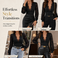 🖤 Women's Deep V-Neck Lace Long Sleeve Top