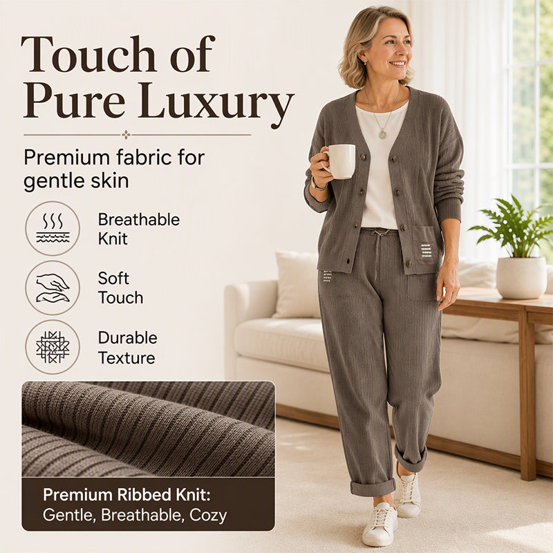 💖Black Friday Mega Deal – 50% off!💖Textured Corduroy, Effortless Matching Style | Women's 2-Piece Set