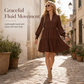💖Black Friday Mega Deal – 50% off!💖✨Women's V-Neck Tiered Ruffle Mini Dress – Flirty, Flattering, Effortless Summer Style