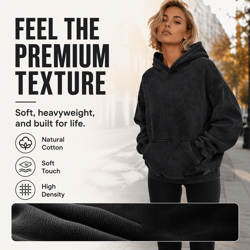 🖤Black Friday Sale:50% OFF🖤⌛Limited-Time Offer-Unisex Casual Oversized Acid Wash Hoodie