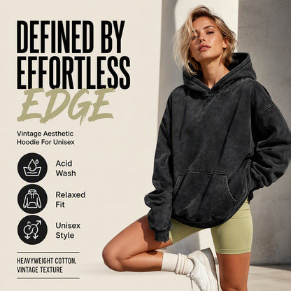 🖤Black Friday Sale:50% OFF🖤⌛Limited-Time Offer-Unisex Casual Oversized Acid Wash Hoodie