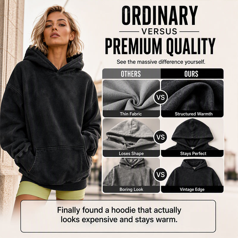 🖤Black Friday Sale:50% OFF🖤⌛Limited-Time Offer-Unisex Casual Oversized Acid Wash Hoodie