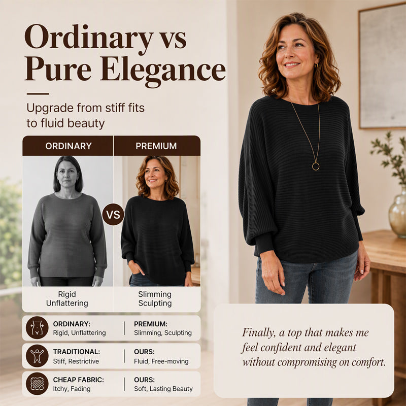 💖Black Friday Mega Deal – 50% off!💖 Women's Oversized Ribbed Knit Sweater