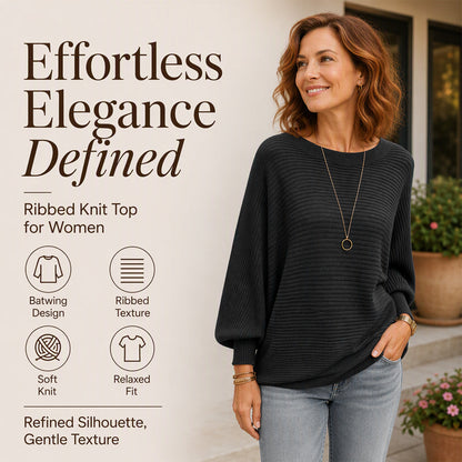 💖Black Friday Mega Deal – 50% off!💖 Women's Oversized Ribbed Knit Sweater