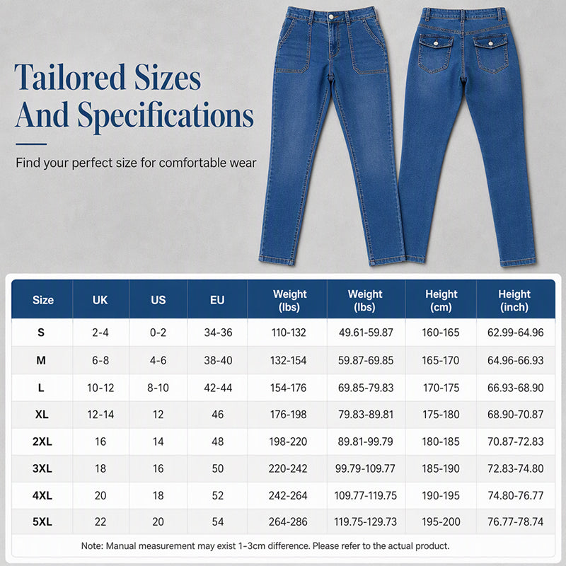 🖤Black Friday Sale:50% OFF🖤 Women's Casual Stretchy High-Waisted Jeans