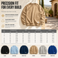 🖤Black Friday Sale:50% OFF🖤 Mens Long Sleeve Jacquard Crew Neck Sweatshirt Loose Fit Thickened Autumn Winter Top Plus Size