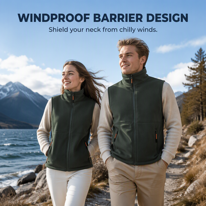 🖤Black Friday Sale:50% OFF🖤❄️Unisex Winter Plush-Lined Warm Vest – Cozy, Lightweight, Perfect for Layering in Cold Weather
