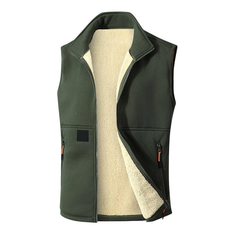 🖤Black Friday Sale:50% OFF🖤 ❄️Unisex Winter Plush-Lined Warm Vest – Cozy, Lightweight, Perfect for Layering in Cold Weather