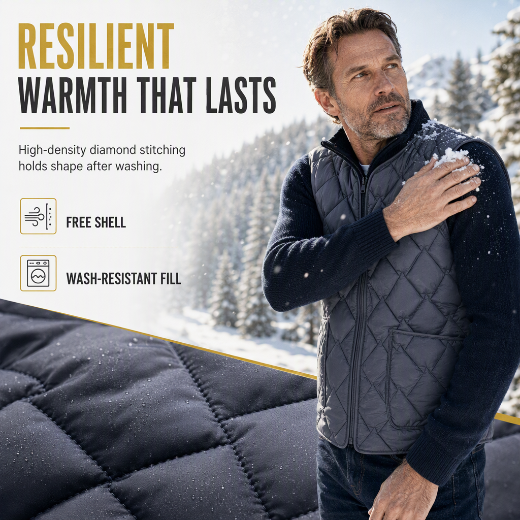 🖤Black Friday Sale:50% OFF🖤 Men's Winter Loose Fit Vest High Street Fashion Minimalist Sleeveless