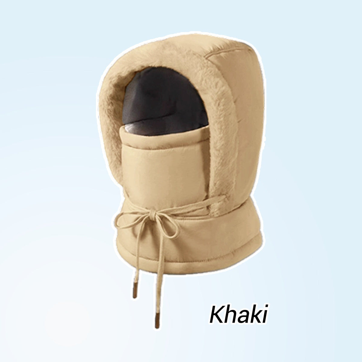 🖤Black Friday Sale:50% OFF🖤❄️Plush-lined Thickened Thermal Hat with Face Mask